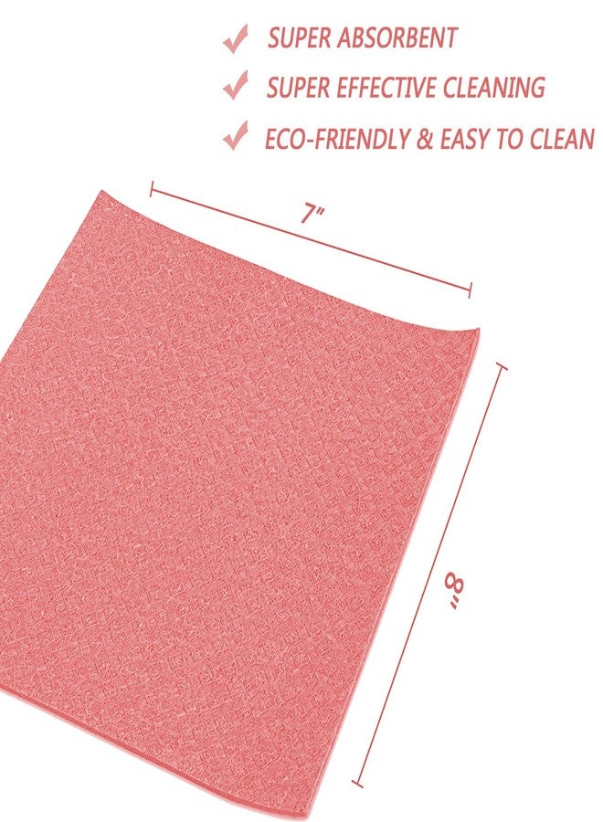 ddLUCK Dishcloth Cellulose Sponge Cloths - Bulk 12 Pack of Reusable Washable Cleaning Cloths for Kitchen - Absorbent Dish Cloth Hand Towel (12 Pack Assorted) - Image 2